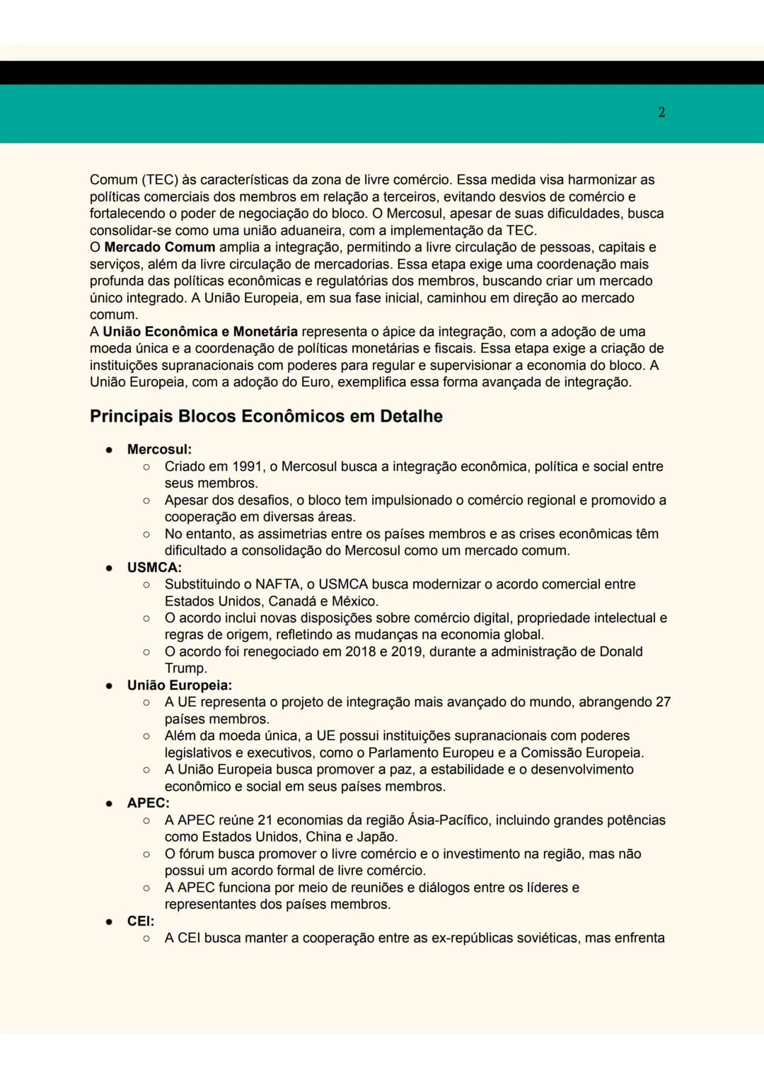 # BLOCOS
ECONÔMICOS
North
Pacific
Ocean
North
Atlantic
Ocean
IA
South
Atlantic
Southern
Indian
Ocean
North
Pacific
Ocean
Blocos Econô