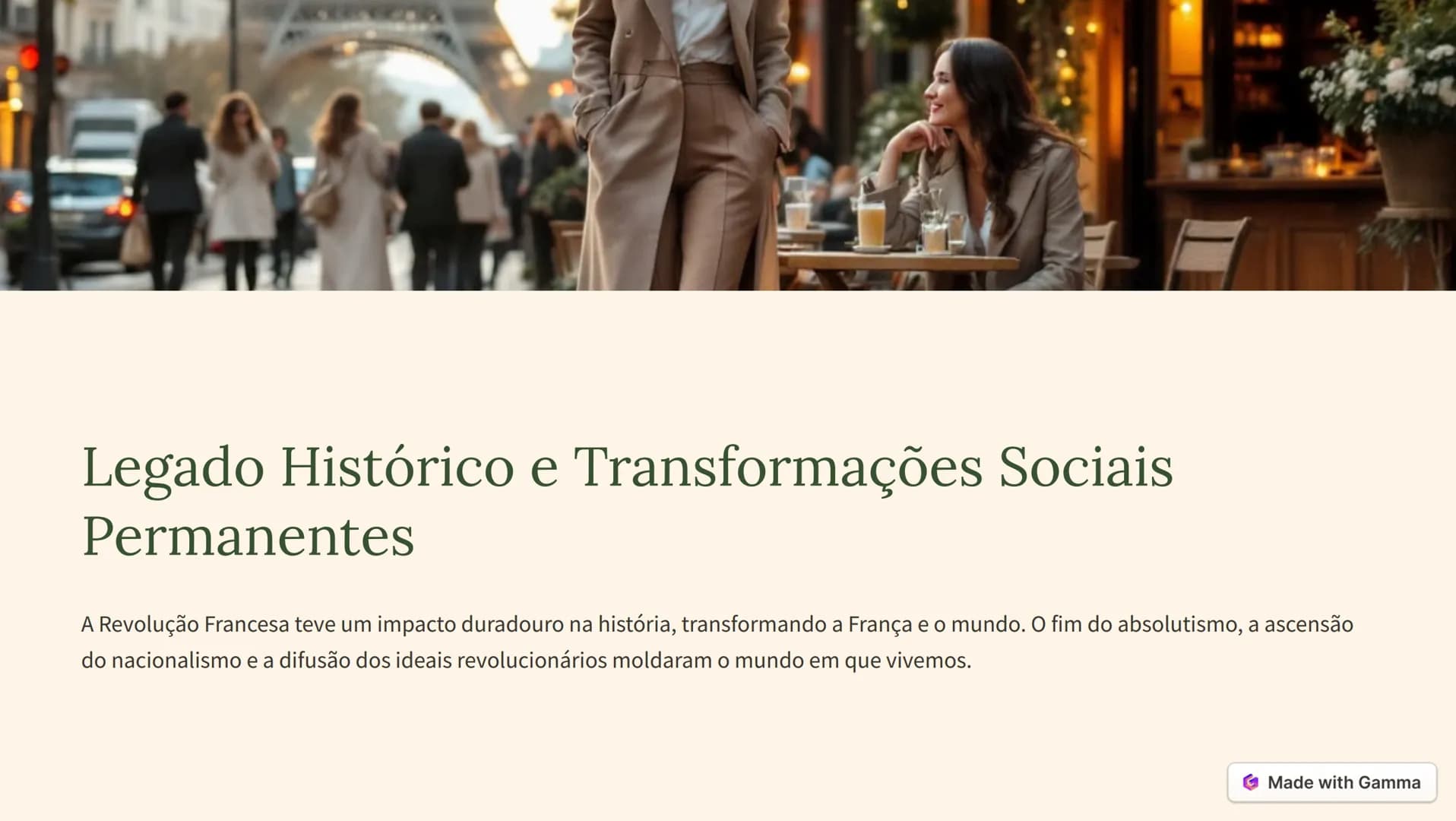 # A Revolução Francesa:
Transformação Histórica e
Social
Prepare-se para uma jornada fascinante pela Revolução Francesa, um
momento crucial