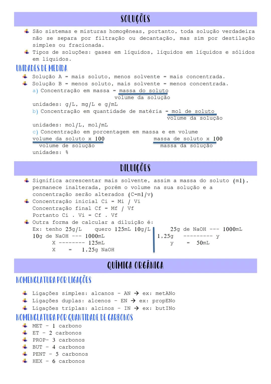 # SOLUÇÕES
+ São sistemas e misturas homogêneas, portanto, toda solução verdadeira
não se separa por filtração ou decantação, mas sim por d