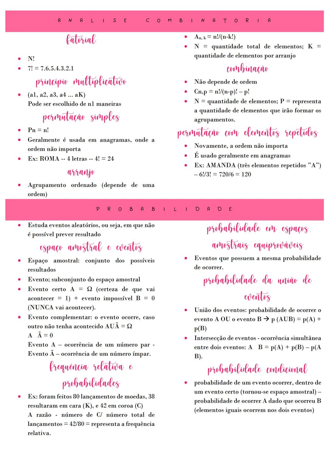 --- OCR Start ---
ANALISE COMBINATORIA
fatorial
N!
7!=7.6.5.4.3.2.1
principio multiplicativo
(a1, a2, a3, a4 ... aK)
Pode ser escolhido de n