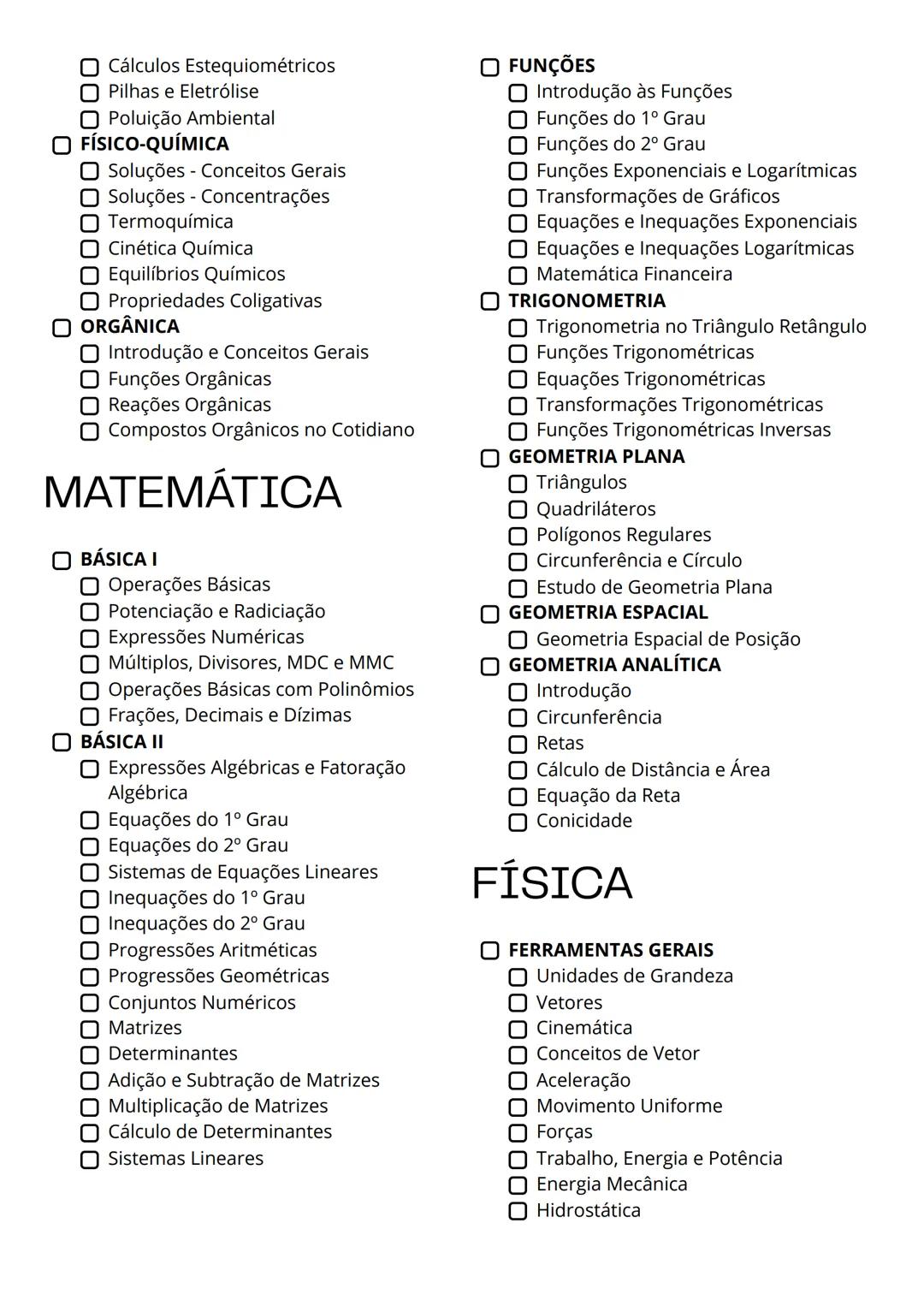 CHECK LIST
ENEM 2025
HISTÓRIA
INTRODUÇÃO
Linha do tempo
PRÉ-HISTÓRIA
Pré-História
IDADE ANTIGA
Antiguidade Oriental
Antiguidade Clássica