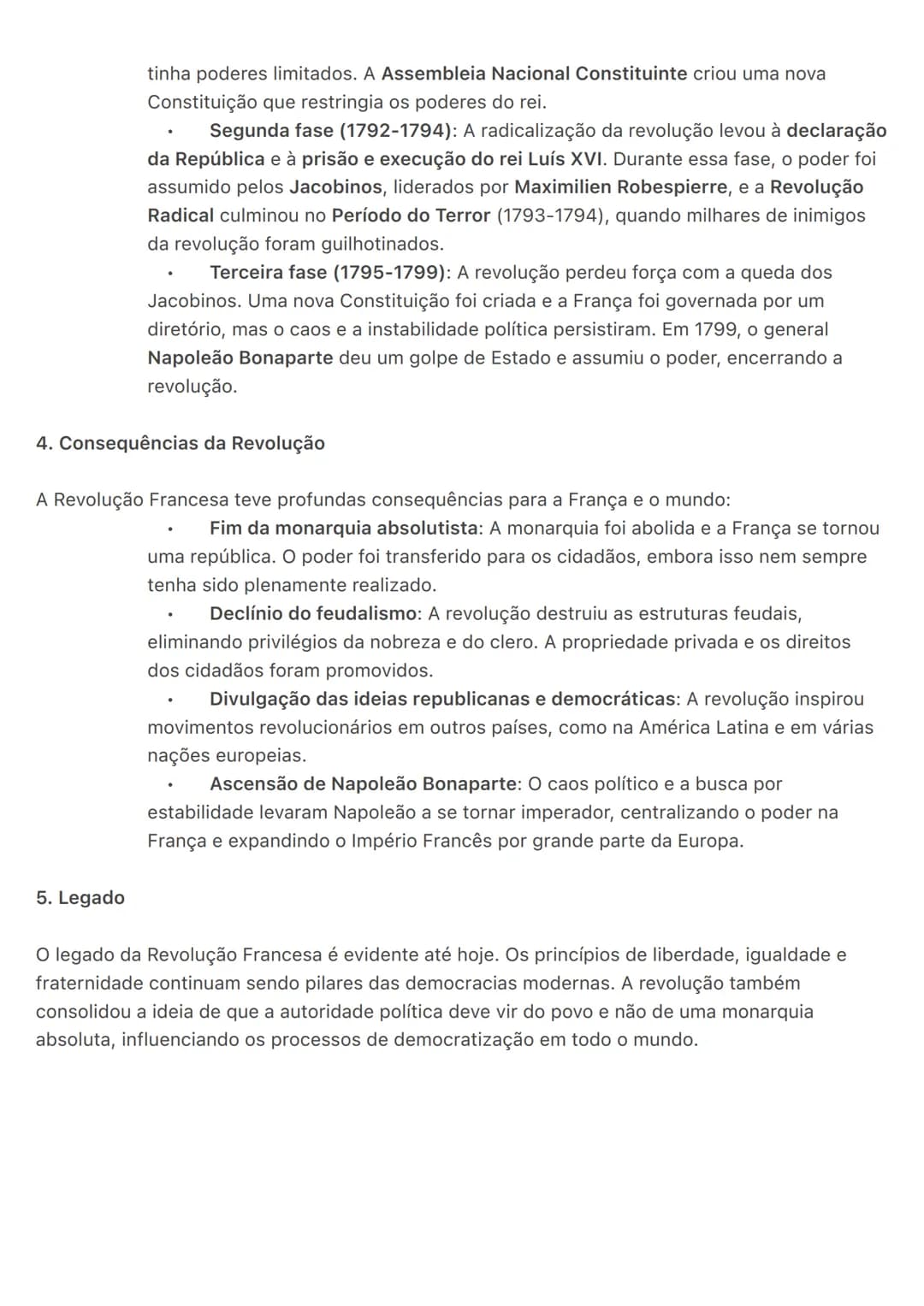 # A Revolução Francesa:
A Revolução Francesa, que aconteceu entre 1789 e 1799, foi um marco histórico fundamental na
transformação política