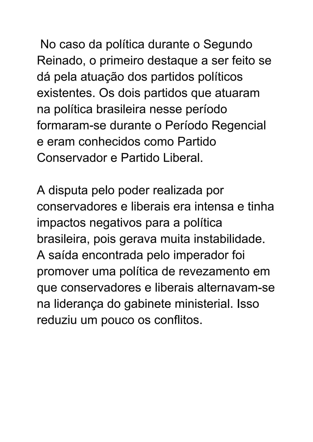 # Segundo Reinado
O Segundo Reinado é o período da história brasileira em que o país foi
governado por D. Pedro II. Esse período estendeu-s