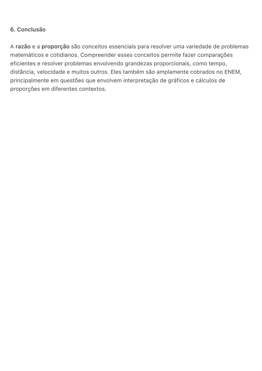 # Razão e Proporção:
Razão e proporção são conceitos matemáticos importantes que envolvem a comparação de
números ou grandezas. Eles são fu