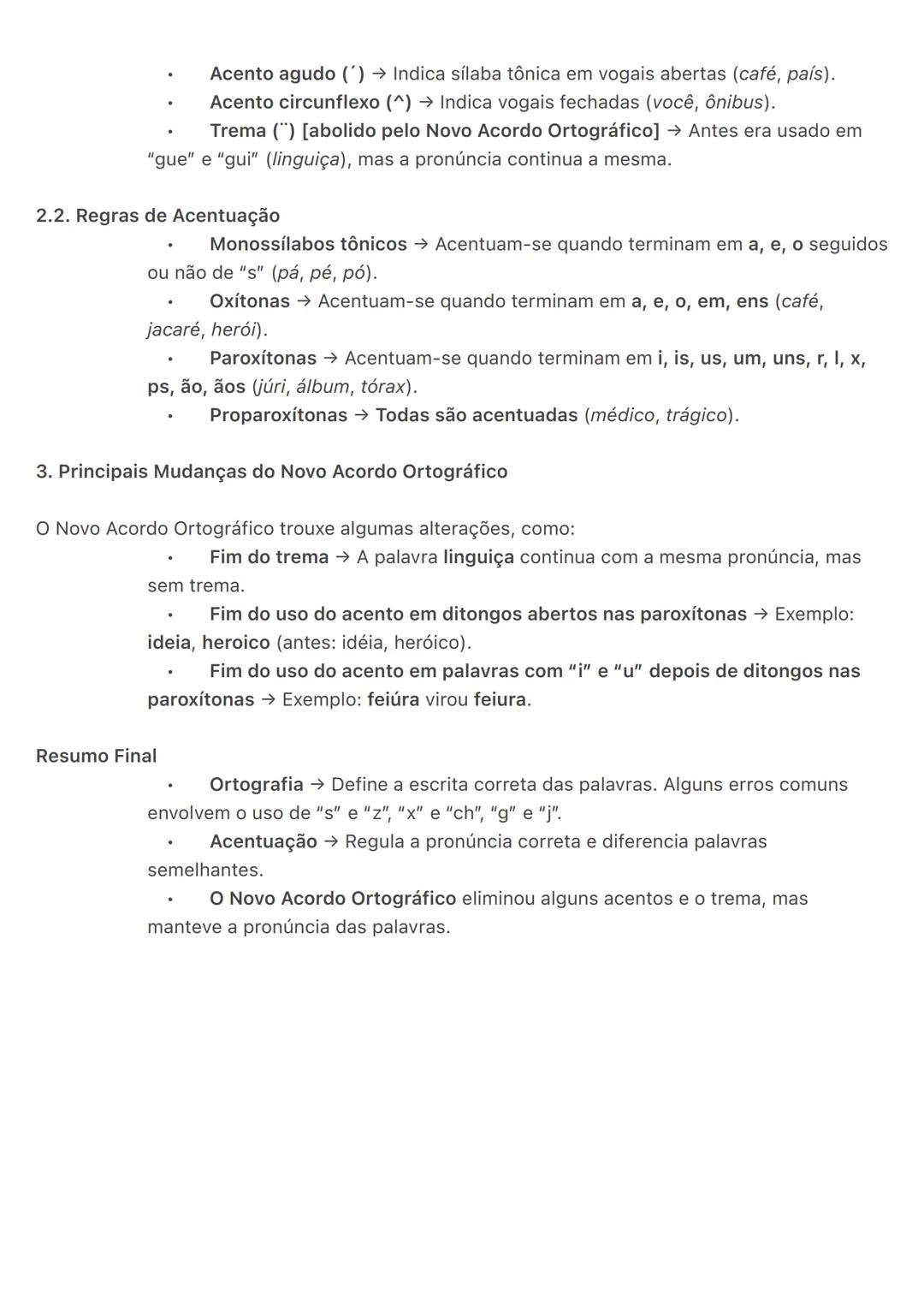 # Ortografia e Acentuação
A ortografia e a acentuação são essenciais para garantir a comunicação escrita correta na
língua portuguesa. A or