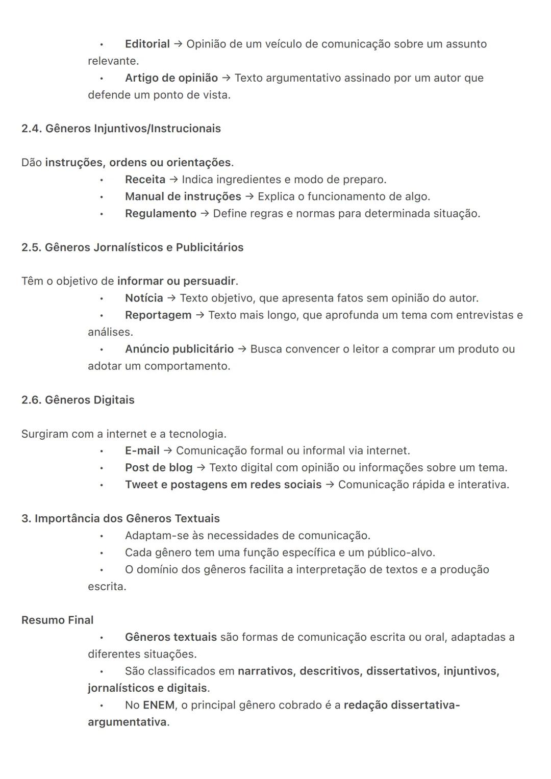 # Gêneros Textuais
Os gêneros textuais são formas de organização da linguagem usadas para se comunicar em
diferentes situações do dia a dia