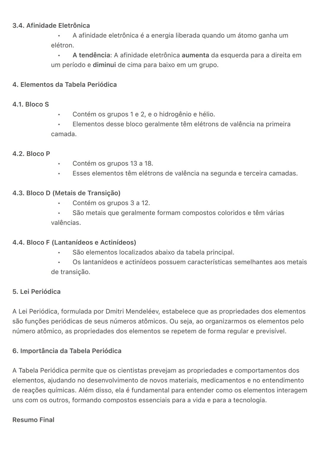 # Tabela Periódica
A Tabela Periódica é uma representação organizada de todos os elementos químicos
conhecidos, dispostos conforme suas pro