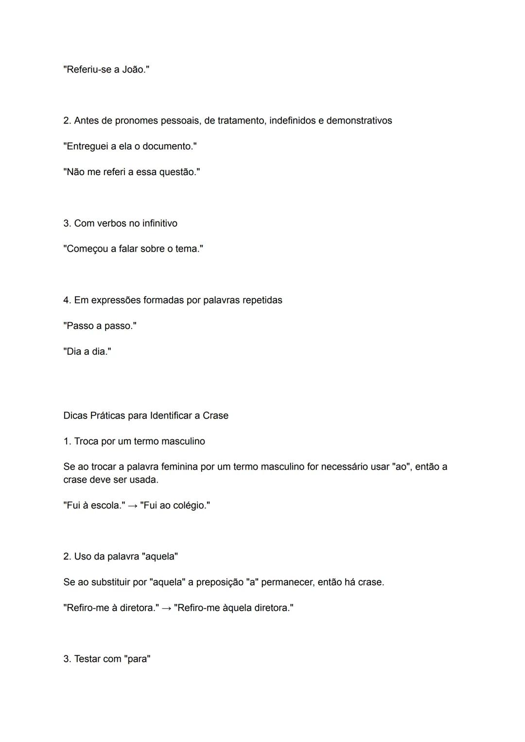 # Uso da Crase
A crase é um fenômeno da língua portuguesa que ocorre quando há a fusão da preposição
"a" com o artigo definido feminino "a"