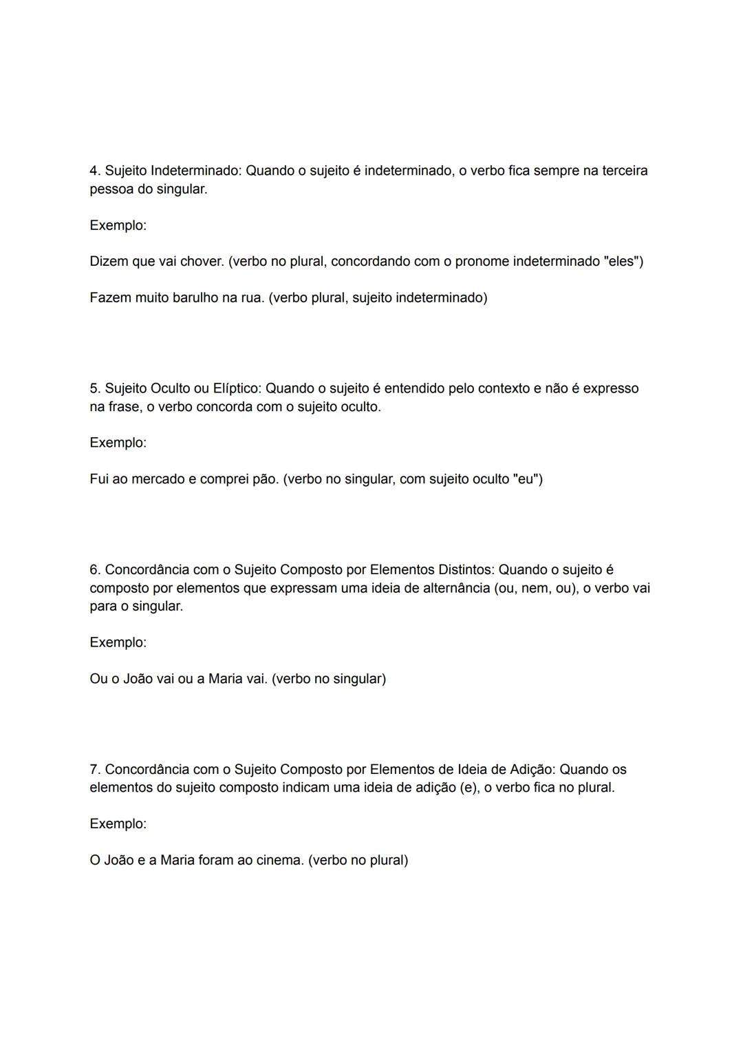 Concordância Verbal e Nominal
A concordância é a harmonia entre os elementos da frase, de modo que verbos,
substantivos, pronomes e adjetiv
