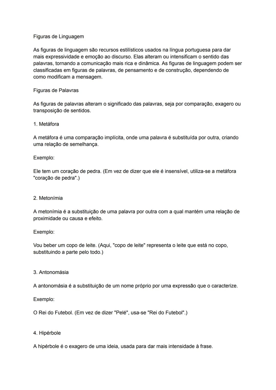 # Figuras de Linguagem
As figuras de linguagem são recursos estilísticos usados na língua portuguesa para dar
mais expressividade e emoção