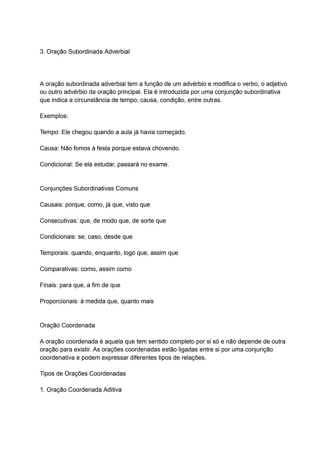 # Sintaxe: Oração Subordinada e Coordenada
A sintaxe é a parte da gramática que estuda a organização das palavras nas frases e as
relações