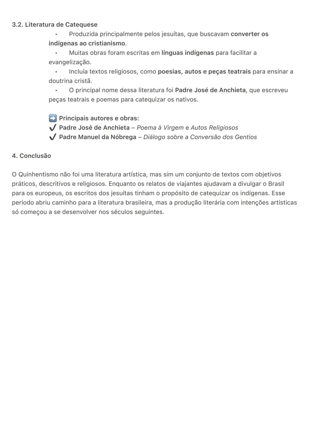 # Quinhentismo
O Quinhentismo foi o primeiro movimento literário do Brasil, surgido no século XVI (anos 1500),
durante o período da chegada
