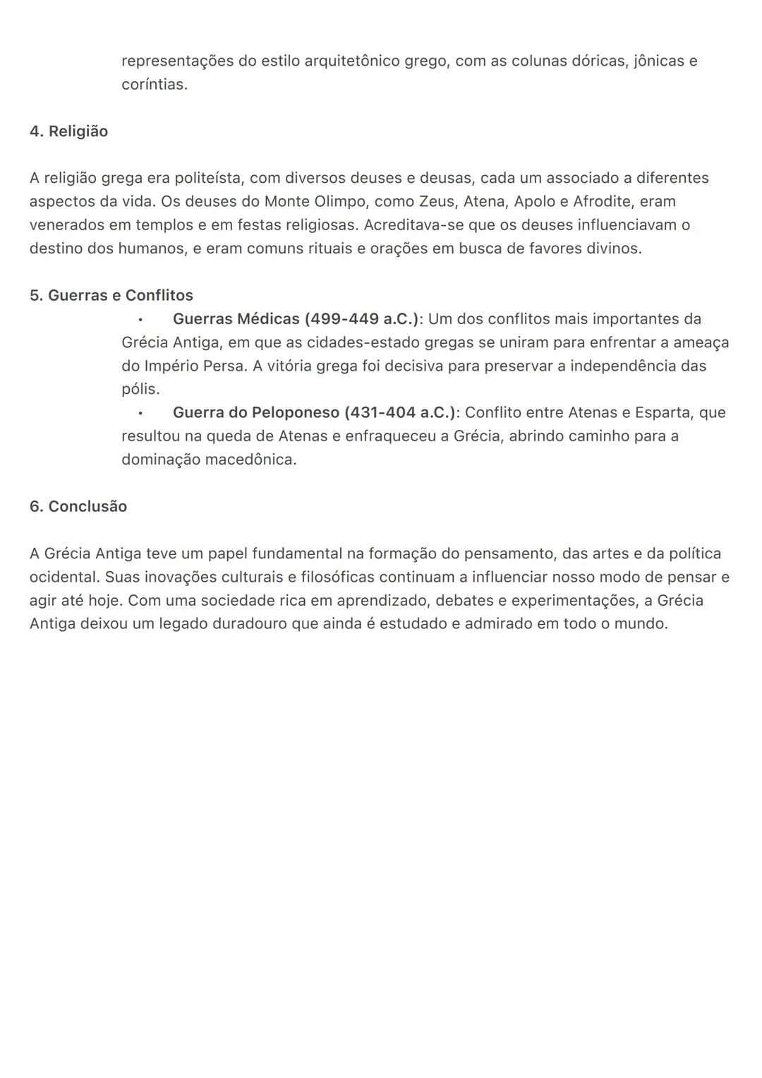 # Grécia Antiga
A Grécia Antiga é um dos berços da civilização ocidental, com uma enorme influência sobre a
cultura, a filosofia, as artes,