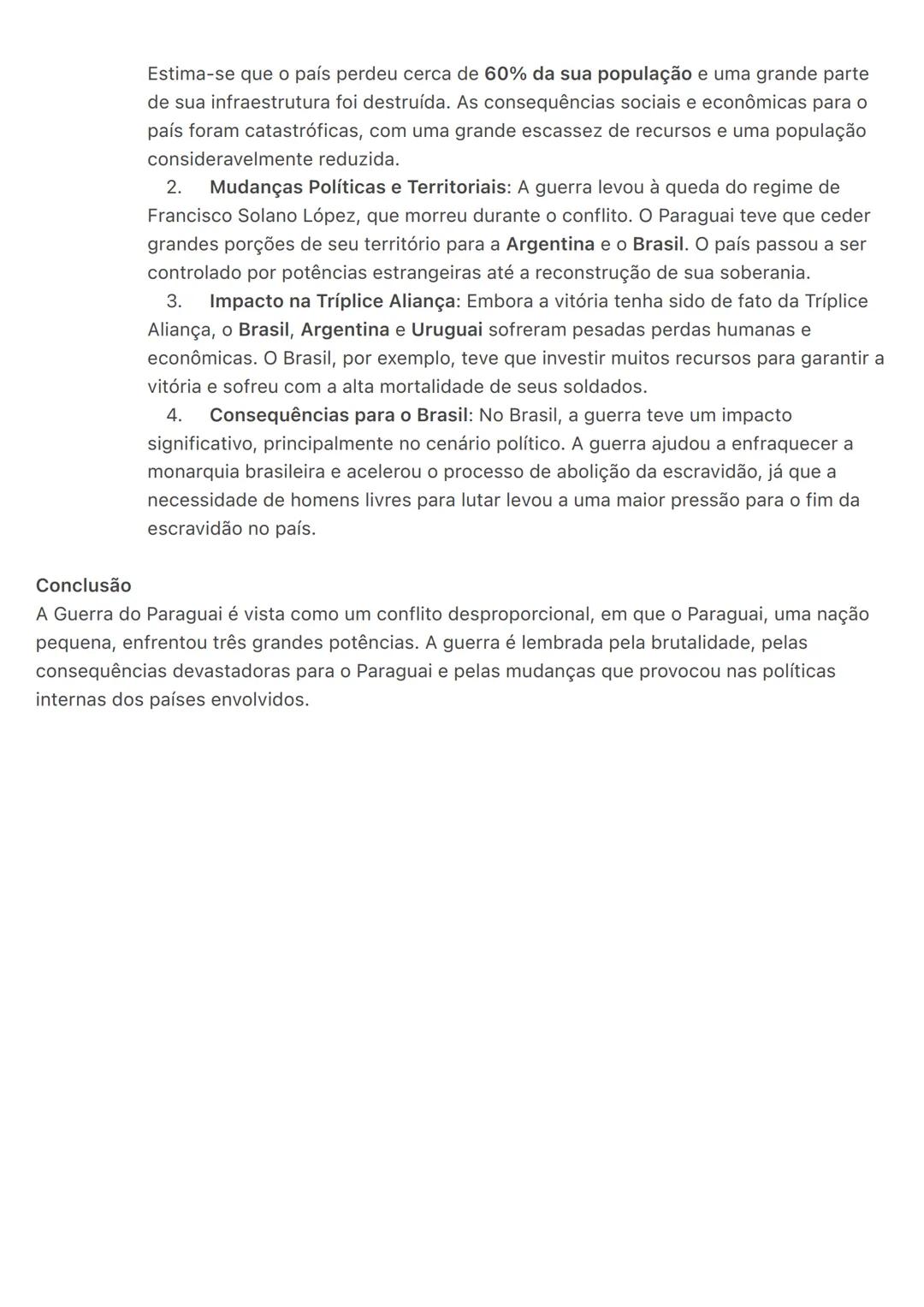 # Guerra do Paraguai (1864-1870)
A Guerra do Paraguai, também conhecida como Guerra da Tríplice Aliança, foi o maior conflito
armado da Amé
