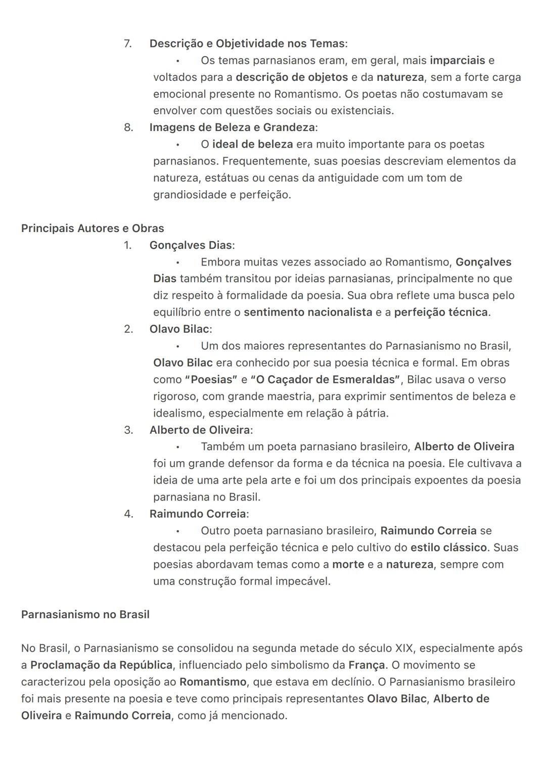 # Parnasianismo
O Parnasianismo foi um movimento literário que surgiu na França, em meados do século XIX,
como uma reação ao Romantismo. Ao