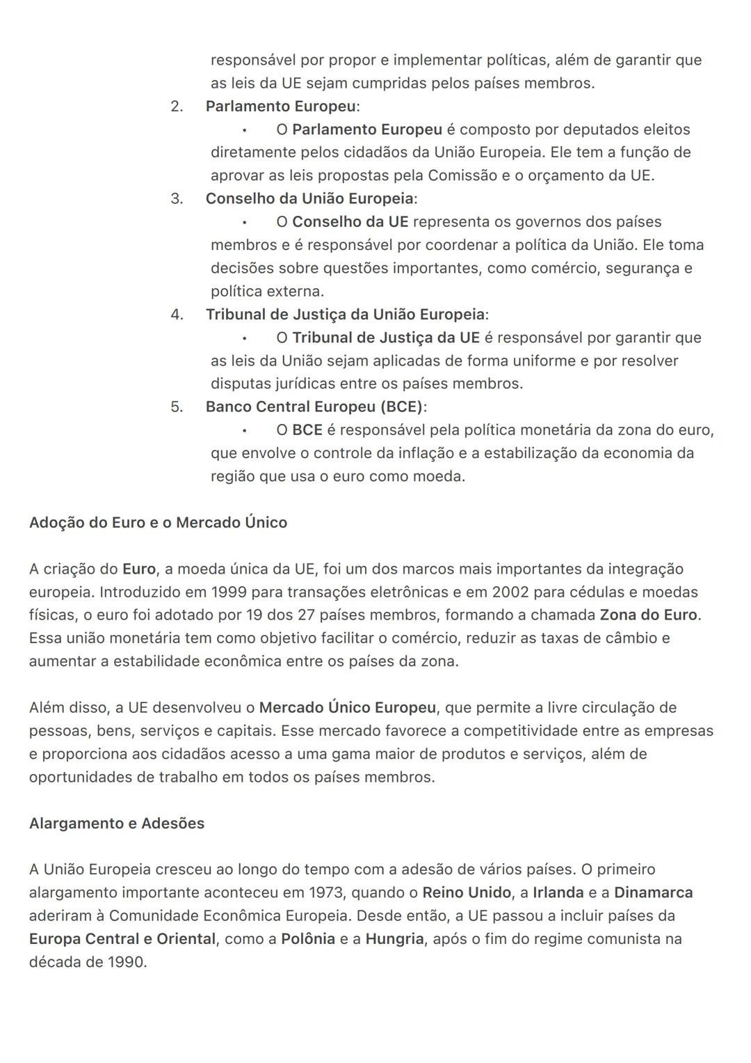 # União Europeia
A União Europeia (UE) é uma organização política e econômica composta por 27 países da
Europa, que têm como objetivo promo