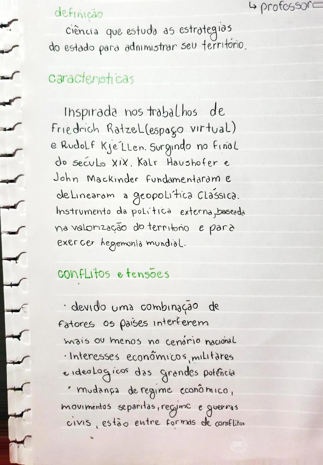 9.2.24
geopolítica
Como SURGIU?
GEOPOLITICA no Brasil
O termo geopolítica surgiu
A formulação de uma geopolí.
no final do século XIX e
ti