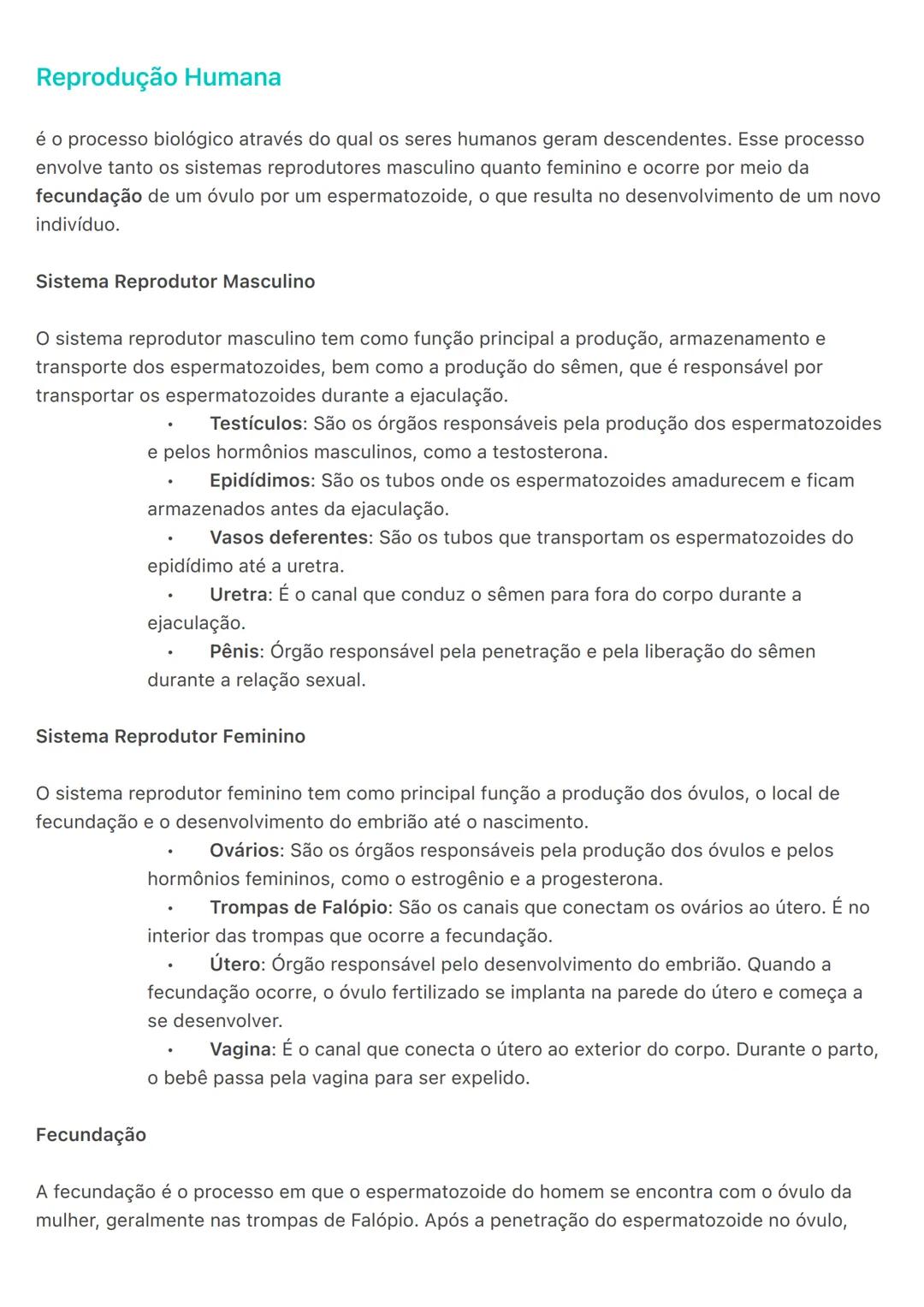 # Reprodução Humana
é o processo biológico através do qual os seres humanos geram descendentes. Esse processo
envolve tanto os sistemas rep