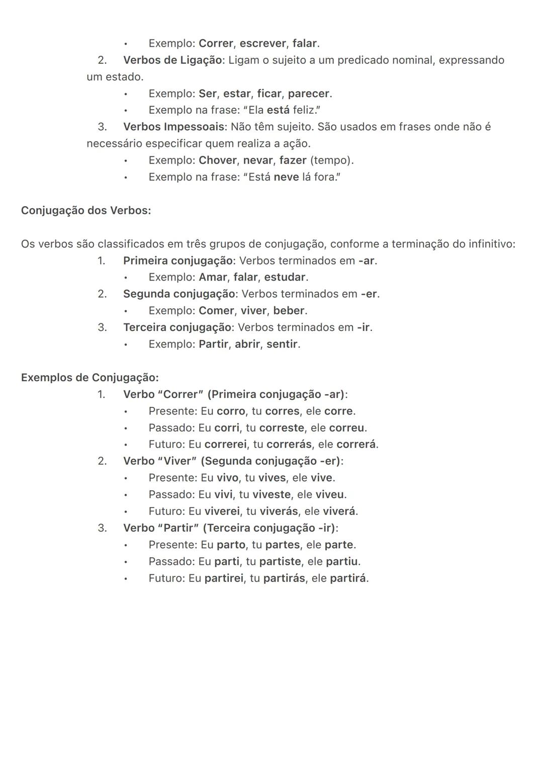 # Verbos
são palavras que indicam ações, estados ou fenômenos da natureza. Eles são fundamentais para
a construção de frases, pois expressa