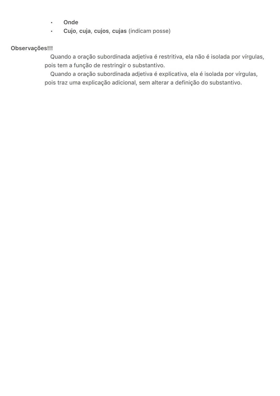 # A oração subordinada adjetiva
é uma oração que tem a função de adjetivo, ou seja, ela qualifica, caracteriza ou especifica um
substantivo