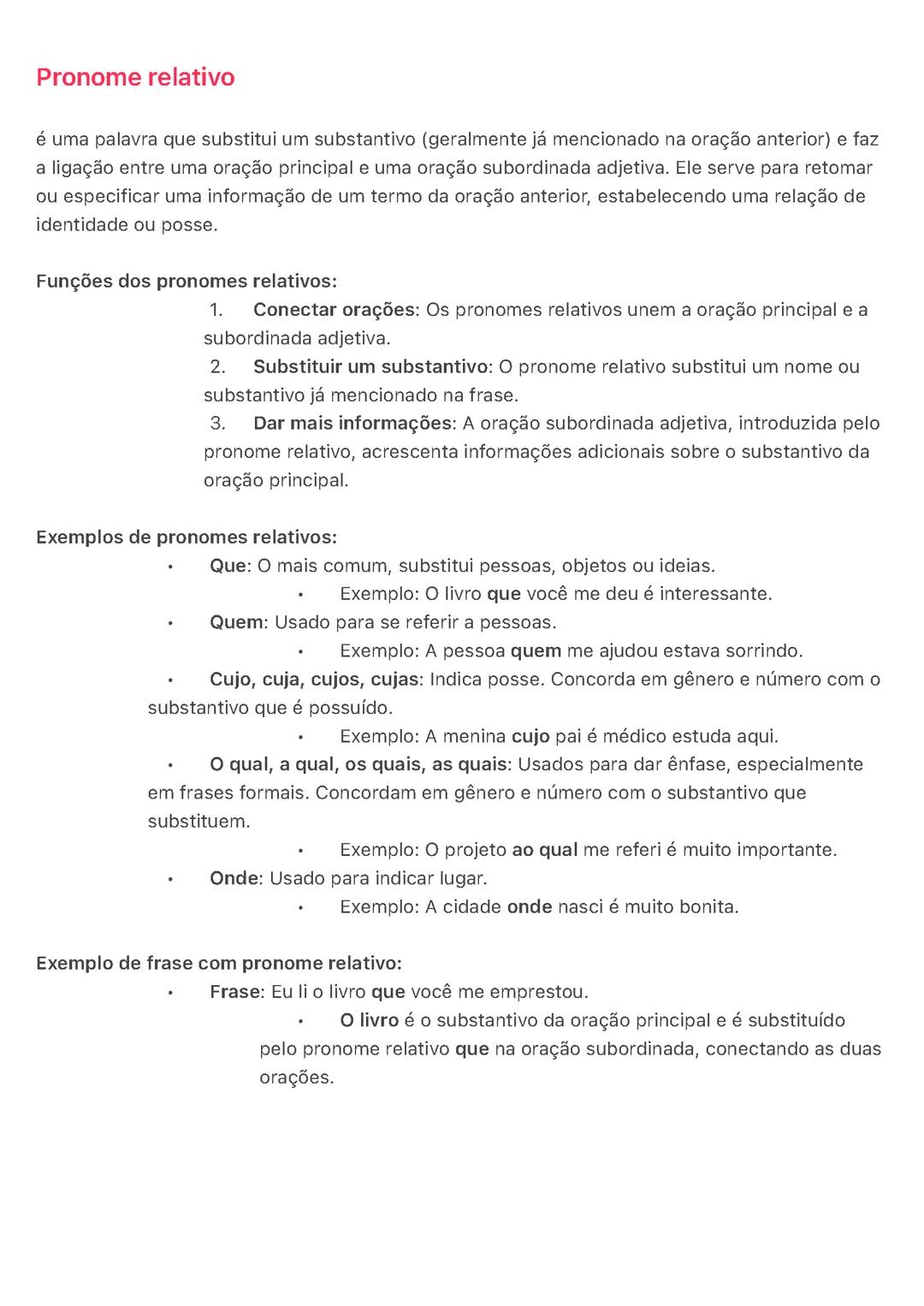 Os Pronomes Relativos: Guia Completo