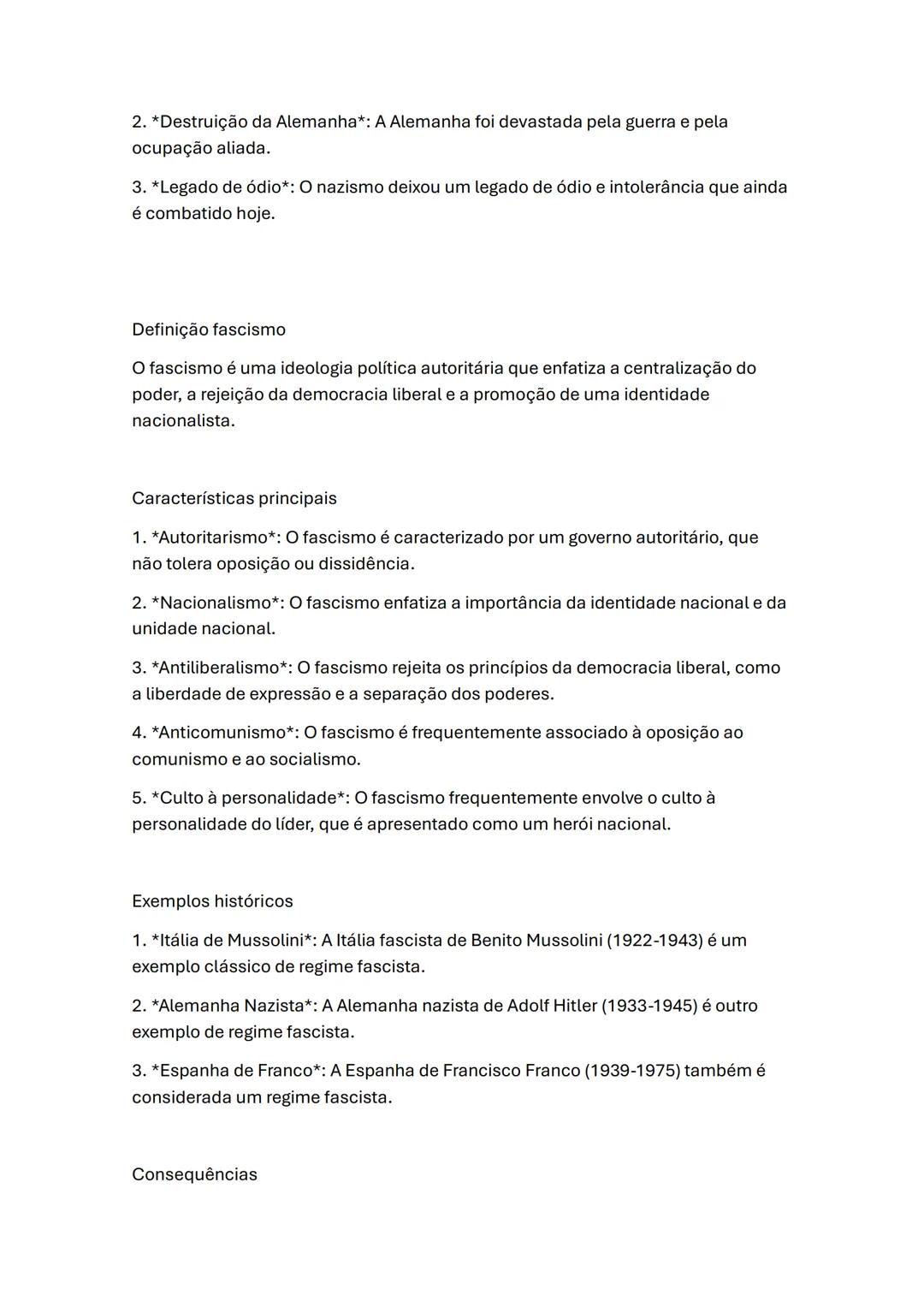 Definição Nazismo
O nazismo foi uma ideologia política autoritária e totalitária que surgiu na
Alemanha na década de 1920 e se tornou o par