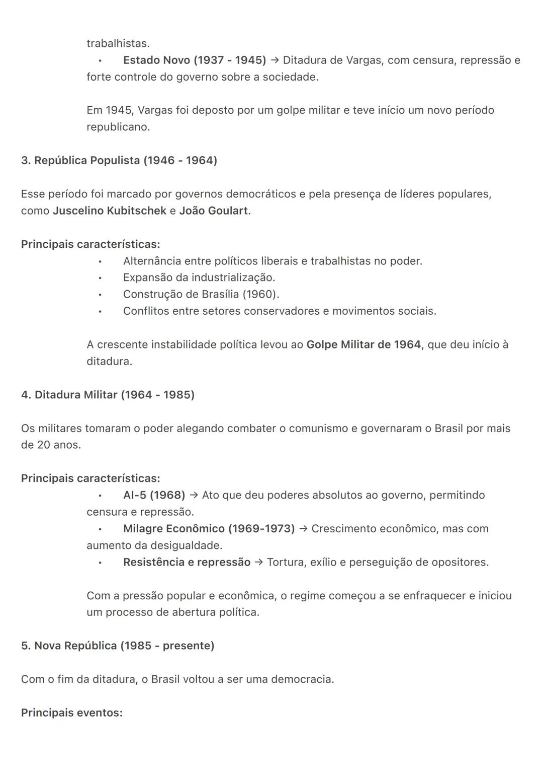 # República no Brasil
A República no Brasil começou em 15 de novembro de 1889, quando um golpe militar liderado
por Deodoro da Fonseca depô