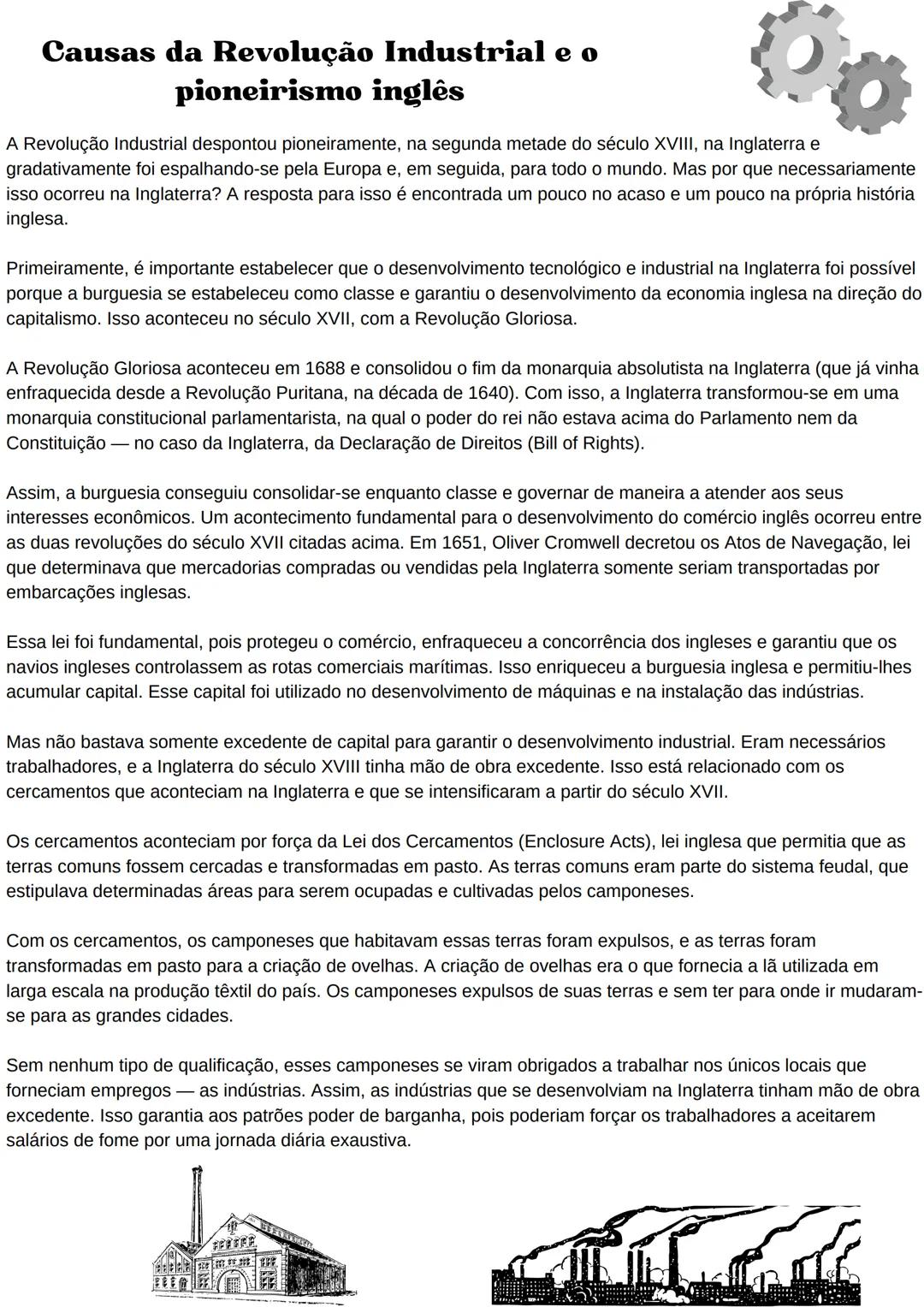# Revolução Industrial
A Revolução Industrial foi o evento histórico que causou grandes
transformações nas relações de trabalho e no sistem