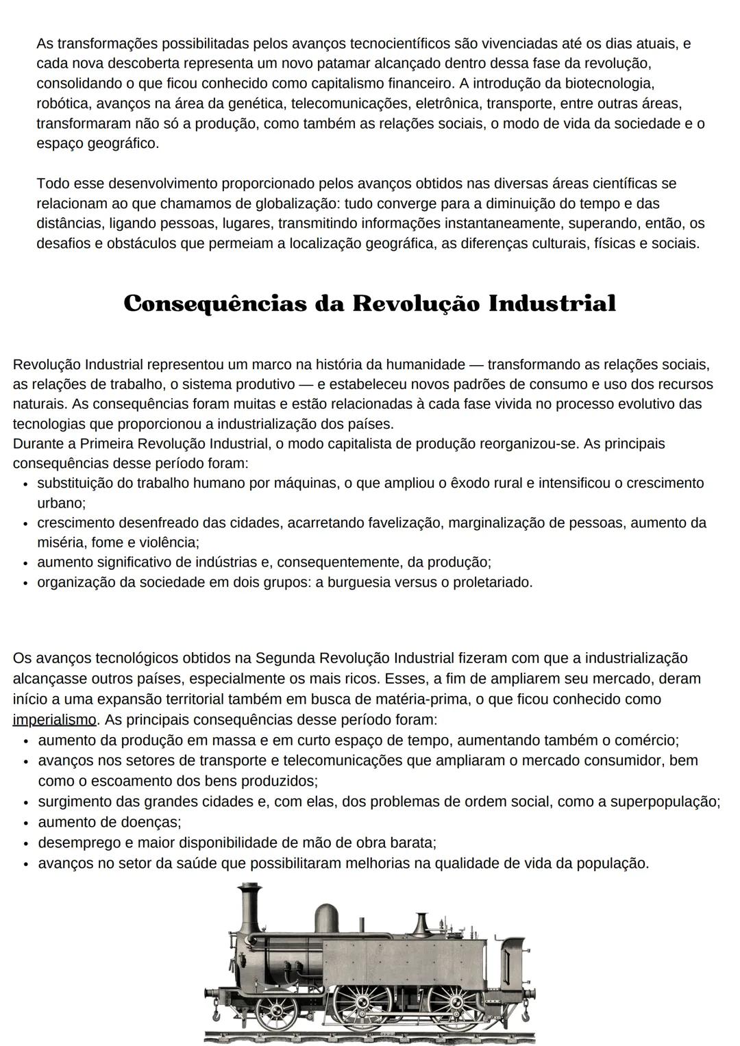 # Revolução Industrial
A Revolução Industrial foi o evento histórico que causou grandes
transformações nas relações de trabalho e no sistem