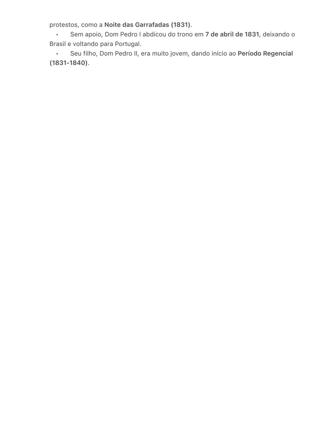 # Primeiro Reinado (1822-1831)
O Primeiro Reinado foi o período da história do Brasil em que Dom Pedro I governou o país após
a Independênc