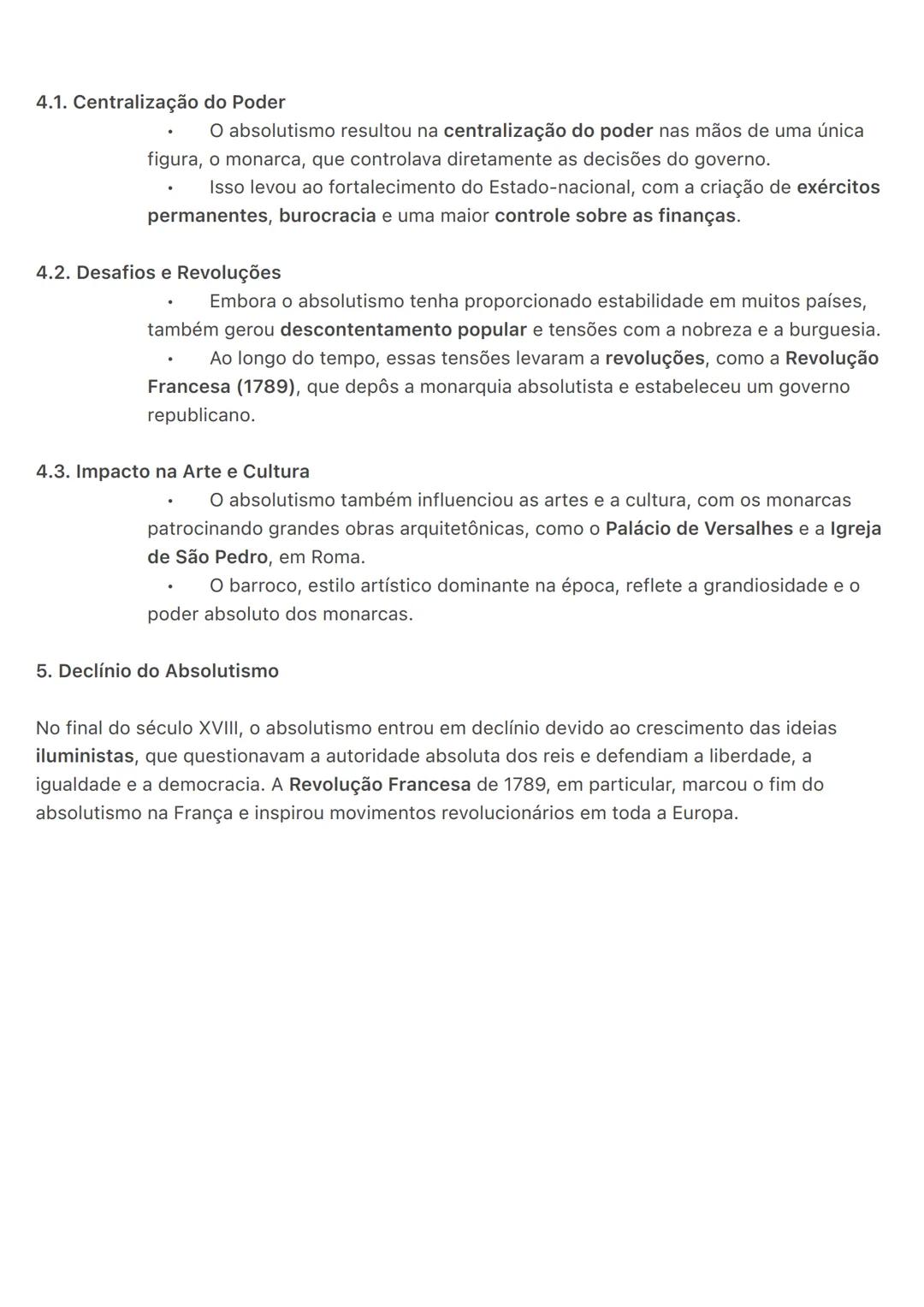 # Absolutismo (séculos XVI a XVIII)
O absolutismo foi um sistema de governo centralizado que predominou na Europa entre os
séculos XVI e XV