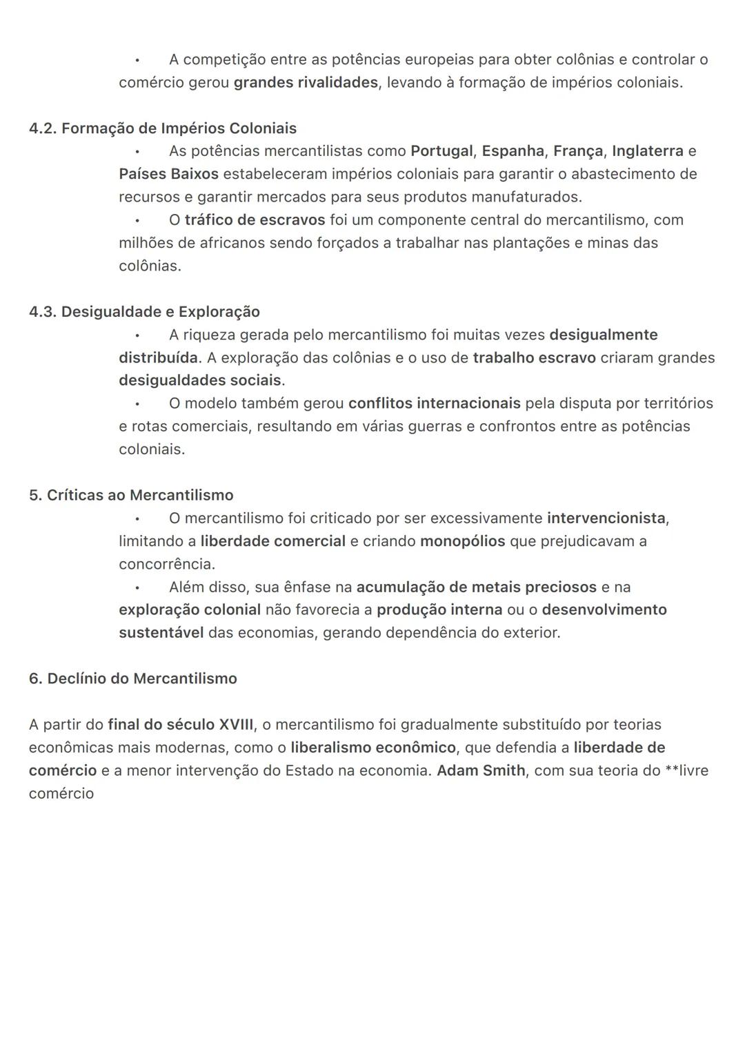Mercantilismo (séculos XVI a XVIII)
O mercantilismo foi o sistema econômico dominante na Europa entre os séculos XVI e XVIII.
Esse modelo d