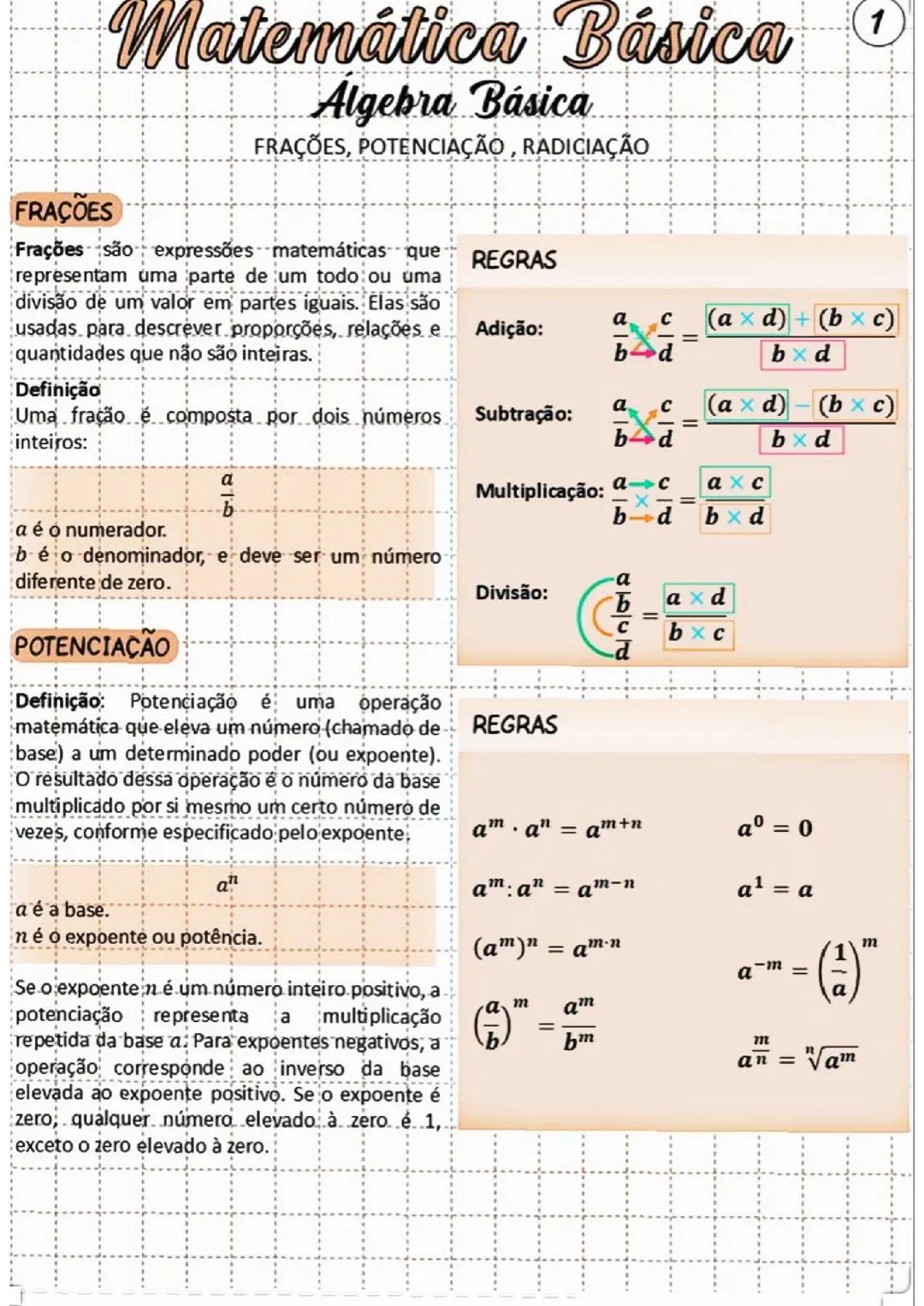 Álgebra básica
