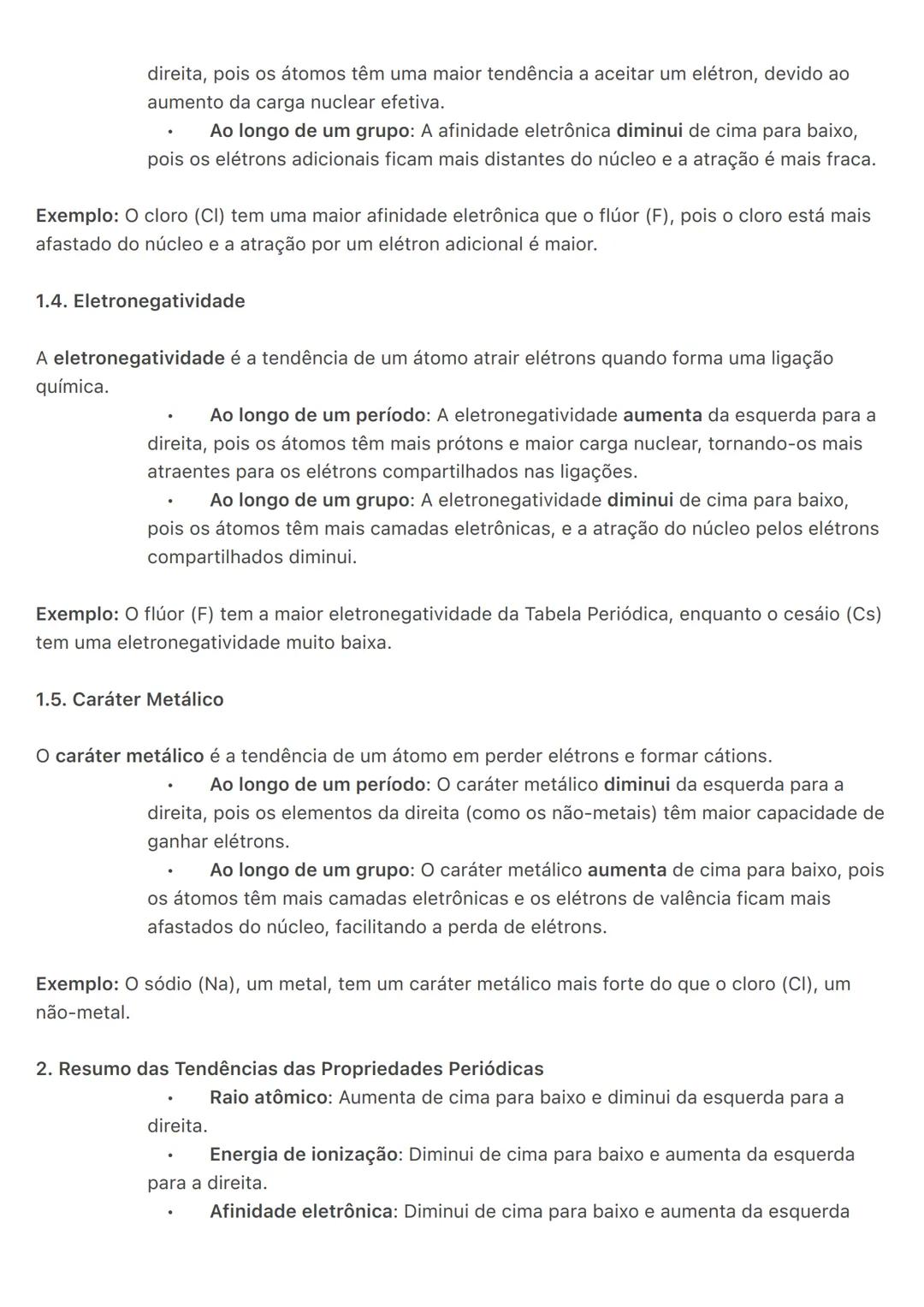 # Propriedades Periódicas dos Elementos Químicos
As propriedades periódicas referem-se a características dos elementos químicos que
apresen