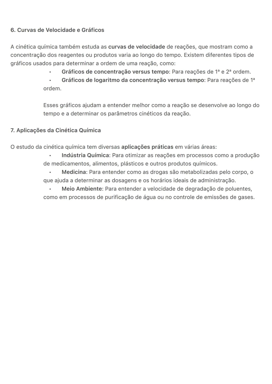 # Cinética Química
A cinética química é o ramo da química que estuda a velocidade das reações químicas e os
fatores que a influenciam. Ou s