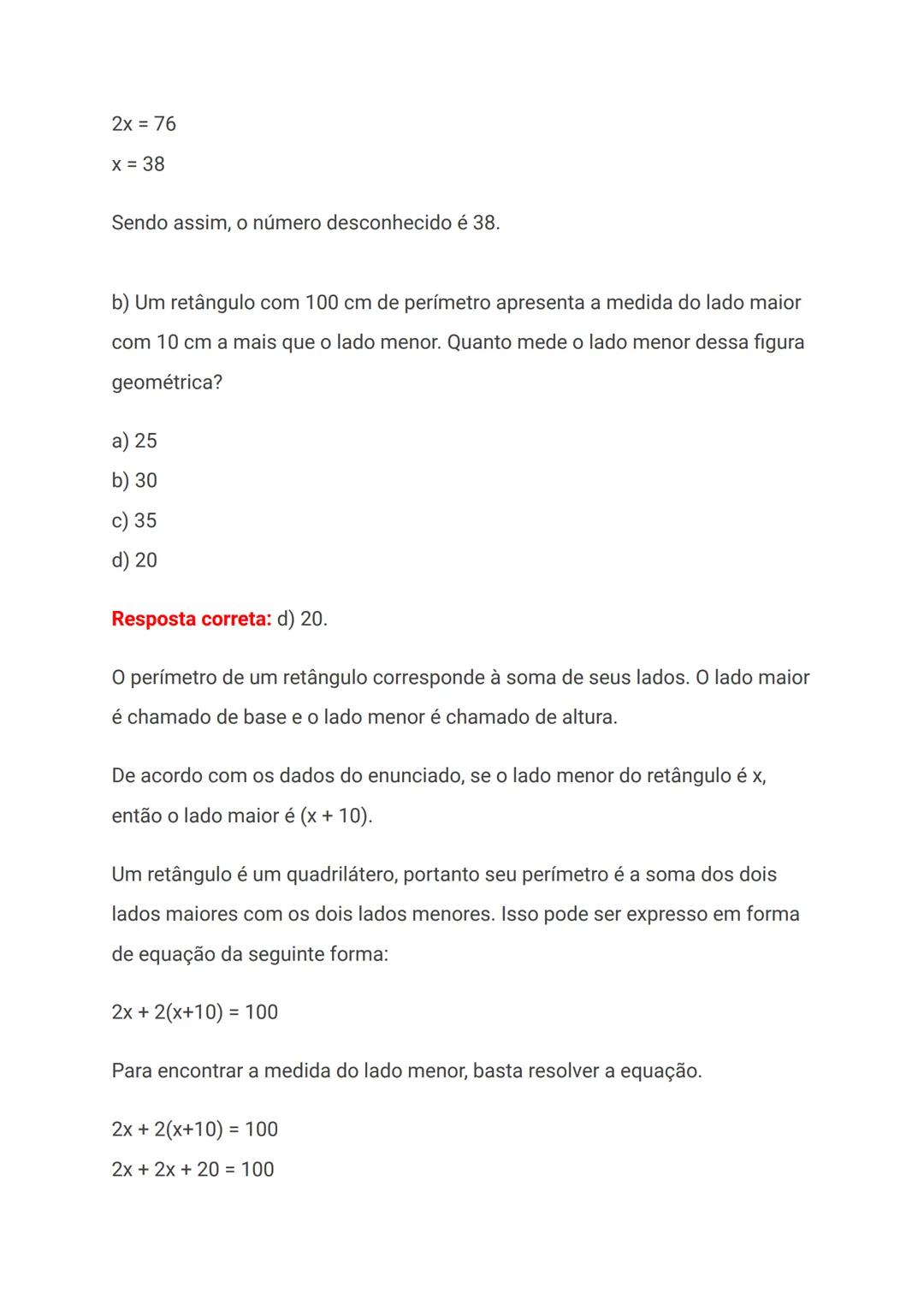 # Exercícios sobre equação do 1º grau com
uma incógnita
Uma equação do 1º grau com uma incógnita é aquela que pode ser escrita na
forma ax
