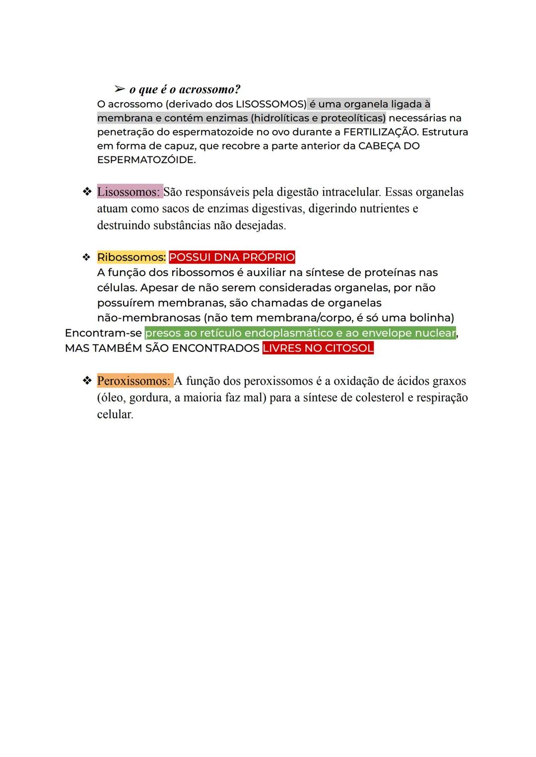 # Citologia
A Teoria Celular apresenta postulados importantes para o estudo da Citologia:
1. Todos os seres vivos são constituídos por célul