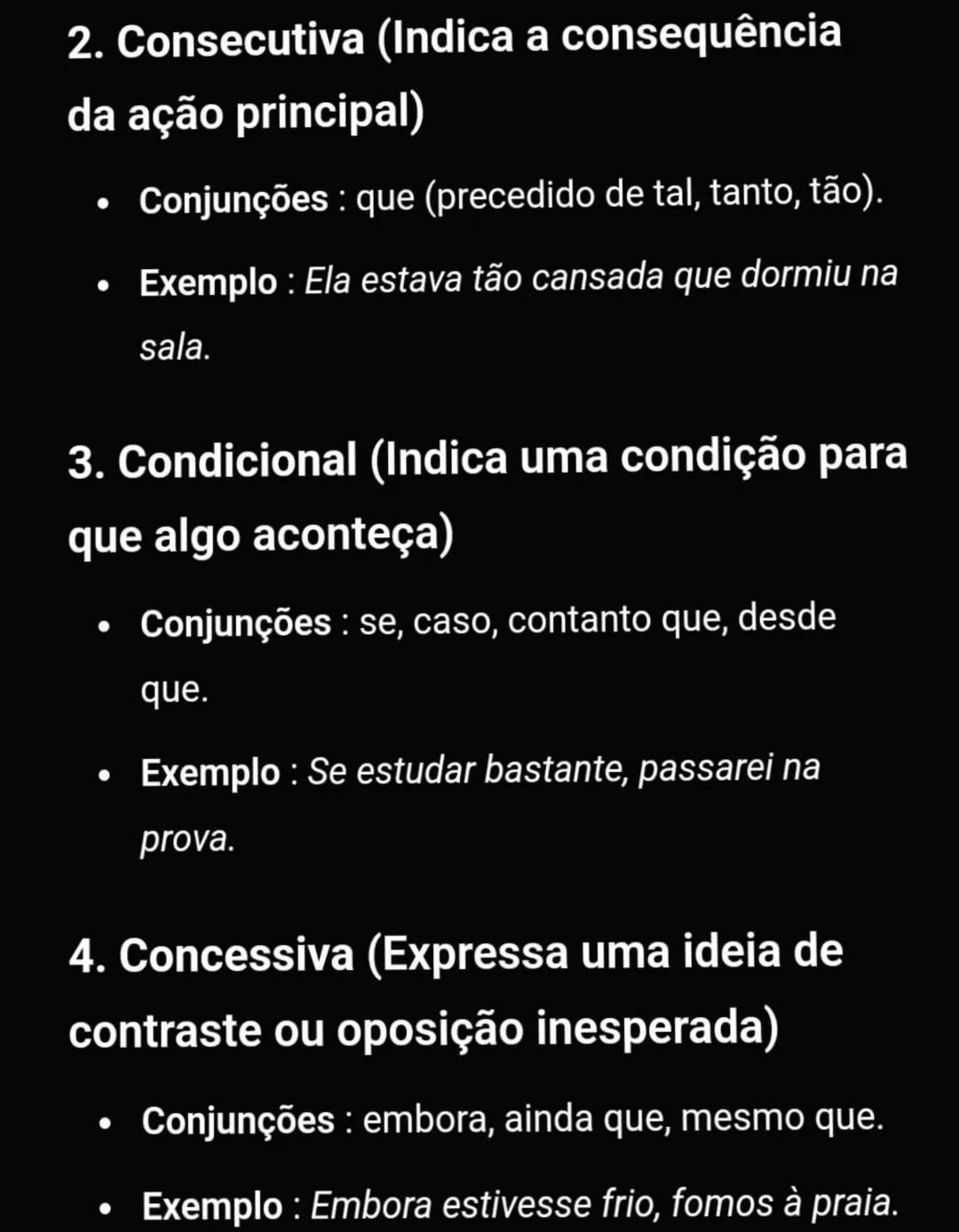 # Orações Subordinadas
# Adverbiais
As orações subordinadas adverbiais exercem a
função de adjunto adverbial dentro de um período
composto.