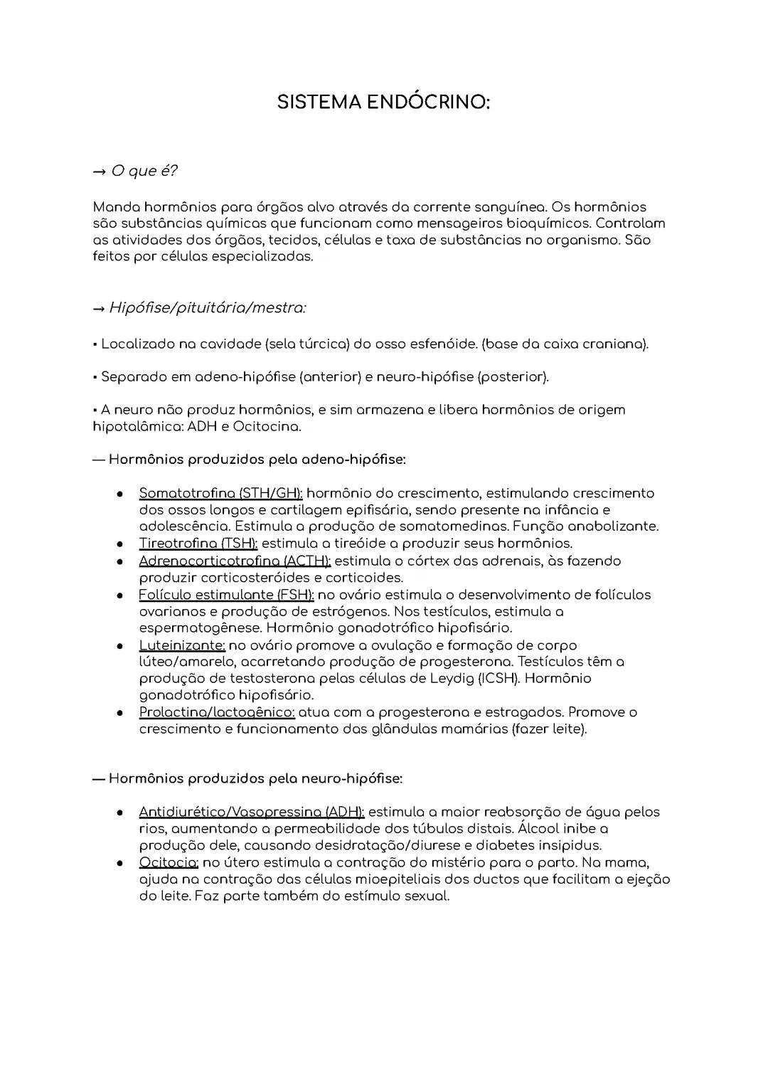 Sistema Endócrino