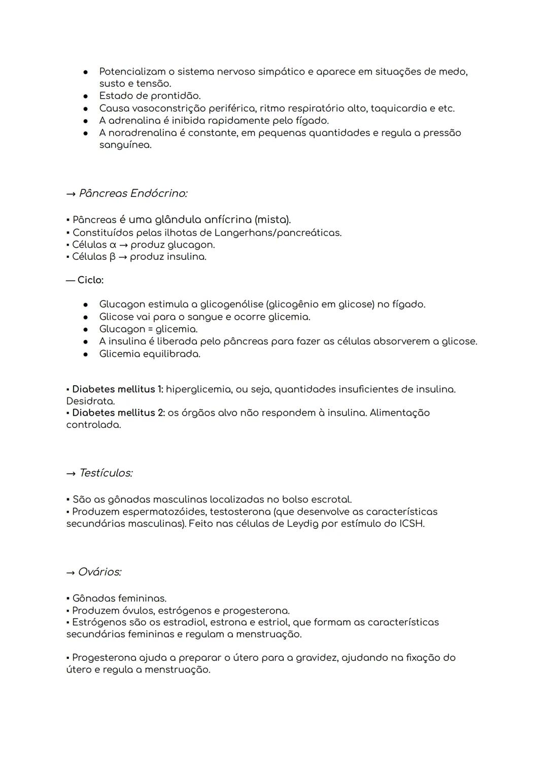 --- OCR Start ---
SISTEMA ENDOCRINO:
O que é?
Manda hormônios para órgãos alvo através da corrente sanguínea. Os hormônios
são substâncias q