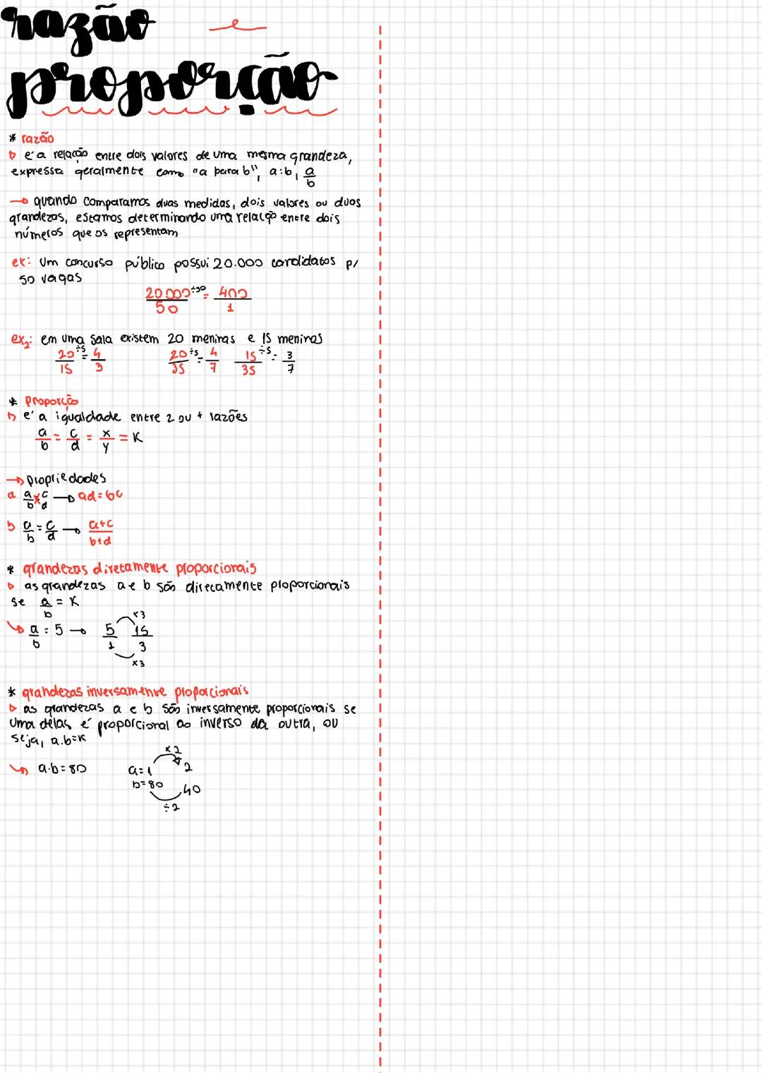 Razão e Proporção