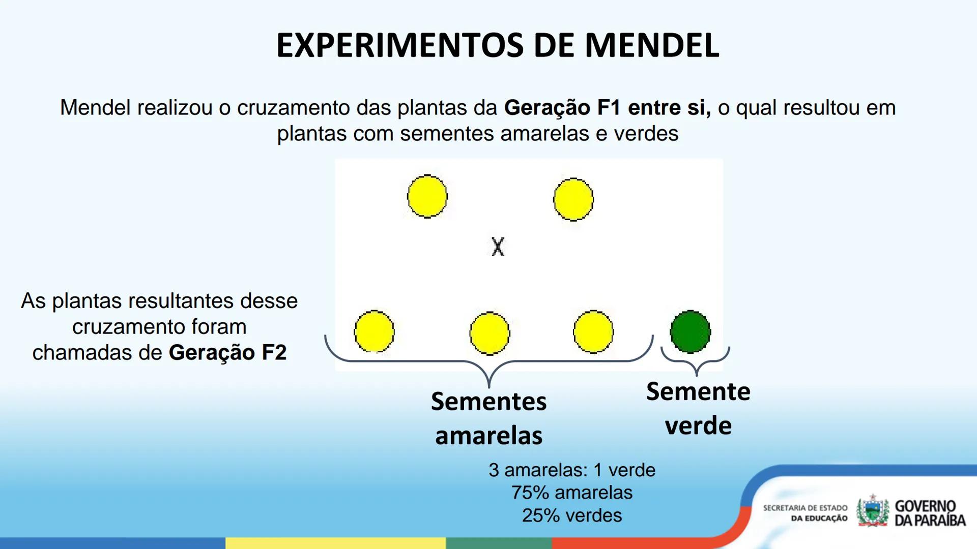 --- OCR Start ---
PRIMEIRA LEI DE MENDEL
3ª Série
ESCOLA Escola
CIDADÁ Integral
SECRETARIA DE ESTADO
DA EDUCAÇÃO
GOVERNO
DA PARAÍBA
--- OCR