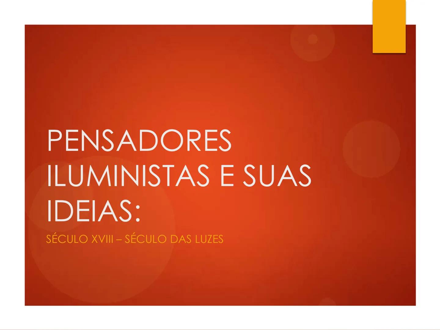 # ILUMINISMO
LUZ DA RAZÃO CONTRA AS TREVAS DA
IGNORÂNCIA # Conceito:
- O Iluminismo foi um movimento ideológico
do século XVIII, que defen