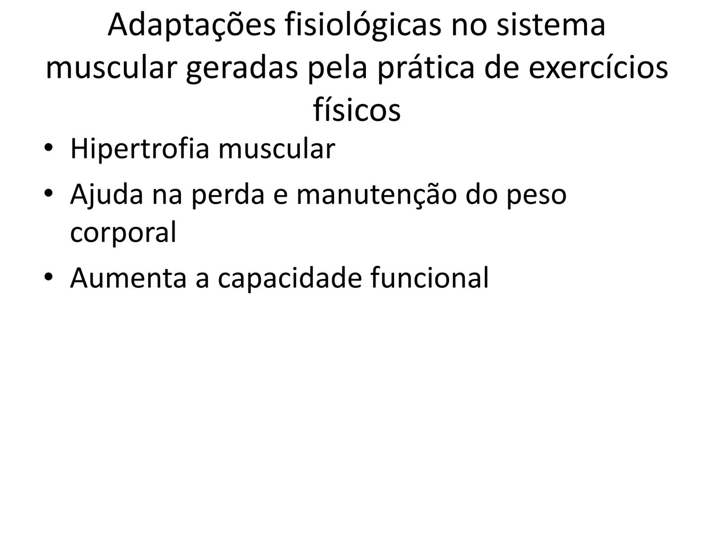 --- OCR Start ---
Conteúdos a serem estudados neste
ano.
• Sistema Muscular
• Componentes da Aptidão Física Relacionada à Saúde
• Sistema Ca