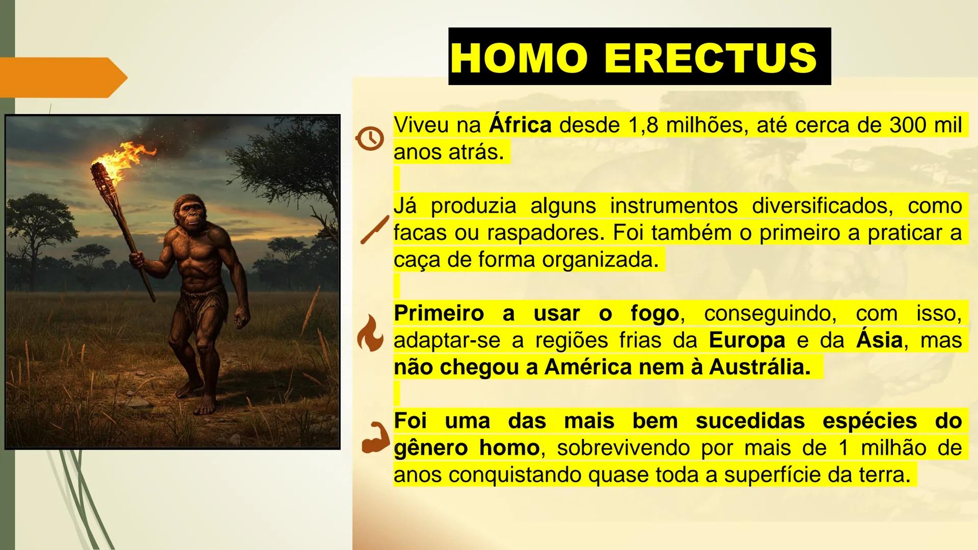 # A EVOLUÇÃO HUMANA E A
# PRÉ - HISTÓRIA # A EVOLUÇÃO
* Teoria proposta por Charles Darwin
* Os vestígios fósseis são a principal font