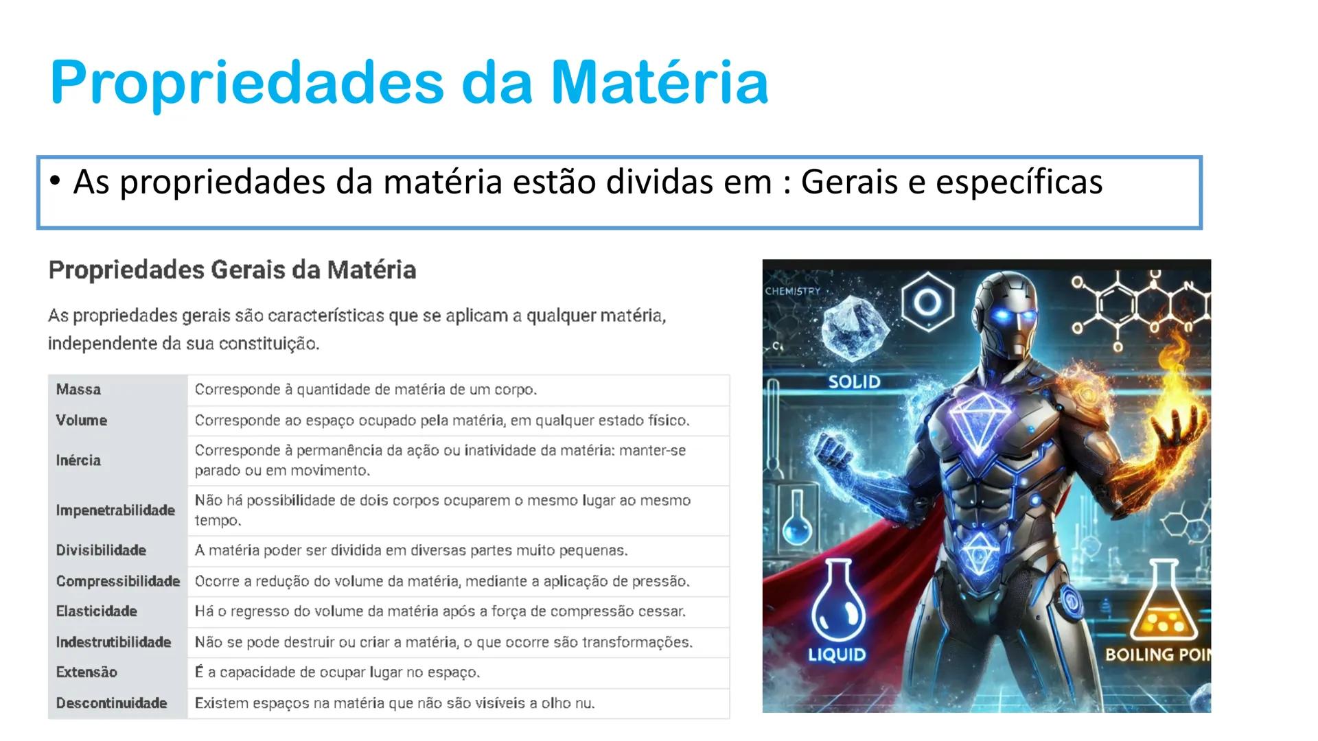 # Química
Professora: Marceli Maia # Objetivos
• Compreender a diferença entre um fenômeno químico e físico
• Conhecer as mudanças de esta