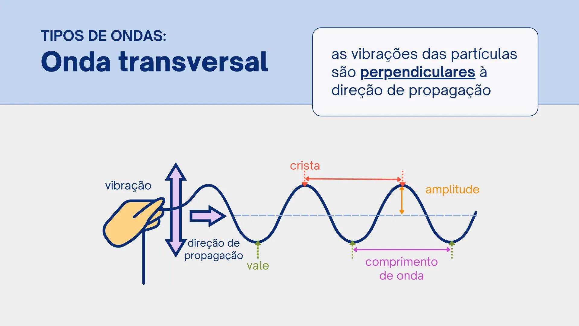 UMA INTRODUÇÃO AOS
Tipos de Ondas Terremotos são ondas que podemos sentir!
Algumas dessas ondas fazem o chão tremer para cima e
para baixo