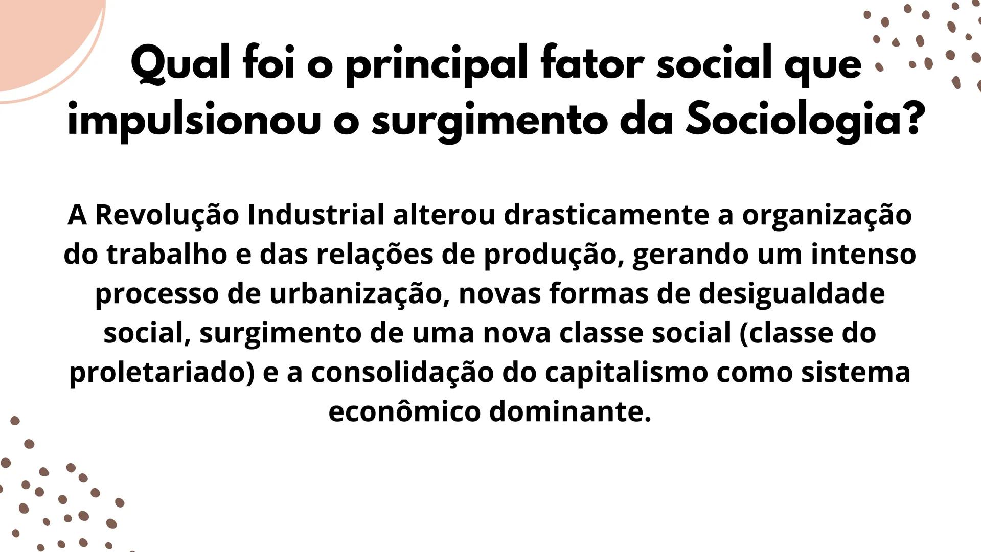 # REVISÃO
# SOCIOLOGIA
Professora: Andreza Sociologia como “Ciência da Sociedade”
A Sociologia é a ciência que estuda a sociedade, suas
es