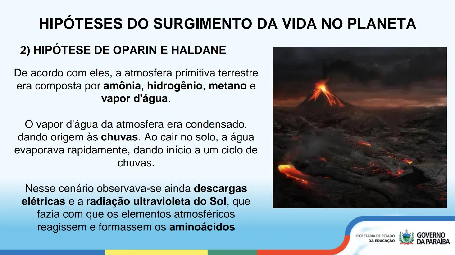 A TERRA PRIMITIVA E A
ORIGEM DA VIDA
1ª Série
Cidadá
ESCOLA Escola
CIDADA Integral
SECRETARIA DE ESTADO
DA EDUCAÇÃO
GOVERNO
DA PARAÍBA OBJET