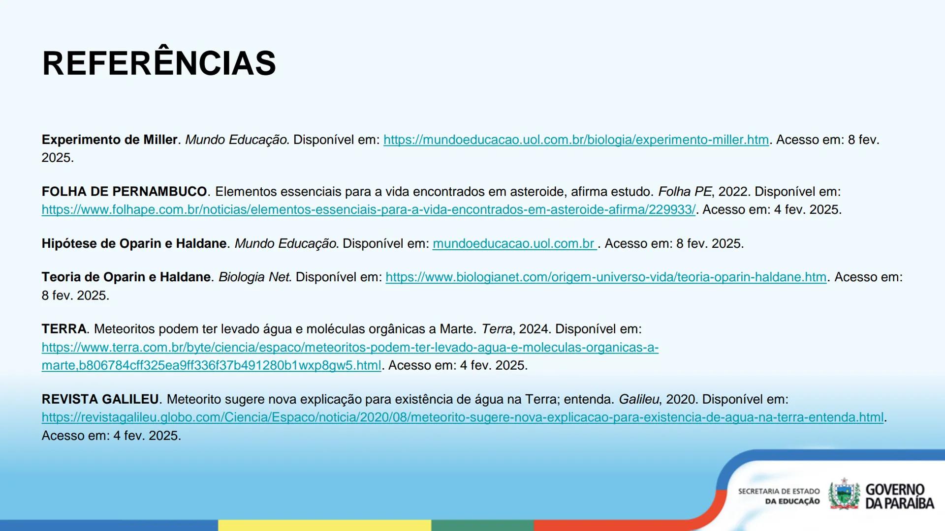 A TERRA PRIMITIVA E A
ORIGEM DA VIDA
1ª Série
Cidadá
ESCOLA Escola
CIDADA Integral
SECRETARIA DE ESTADO
DA EDUCAÇÃO
GOVERNO
DA PARAÍBA OBJET